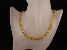 Millefiori Kette quadratisch