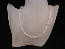 Rosenquarz Kette