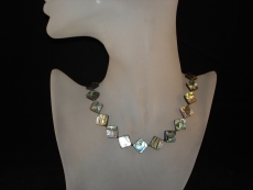 Abalone Kette quadrat 12mm