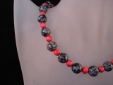 Schneeflockenobsidian Kette