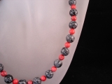 Schneeflockenobsidian Kette