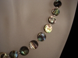 Abalone Kette rund