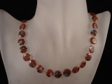 Millefiori Kette Goldfluss