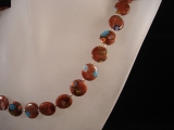 Millefiori Kette Goldfluss