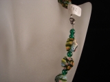 Millefiori Kette grn