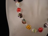 Millefiori Kette bunt