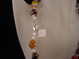 Millefiori Kette bunt