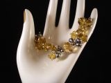 Kristall und Perlen Armband