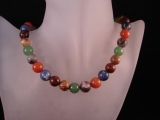 Edelsteinkette verschiedene