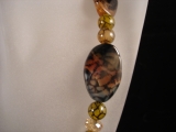 Achat Kette dunkelbraun