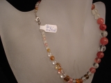 Bergkristall Kette mit Einschlssen