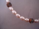 SW Kette mit antikem Glas