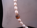 SW Kette mit antikem Glas