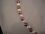 SW Perlenkette rosa + grau