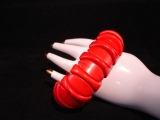 Howlith Armband rot