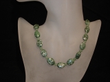 Baumachat Kette mit Jade