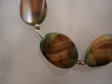 Achat Kette grn/braun