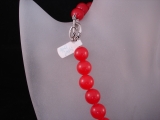 Jade Kette in Rot