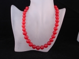 Jade Kette in Rot