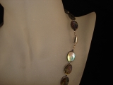 Abalone Kette oval