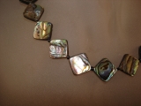 Abalone Kette quadrat 12mm