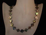 Abalone Kette quadrat 12mm