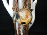 Lederarmband der Kuss